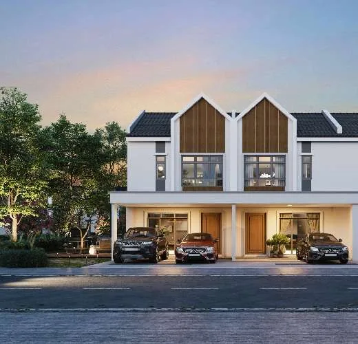 Bayu Idaman 2-storey terrace house facade, U.Reka Indahpura